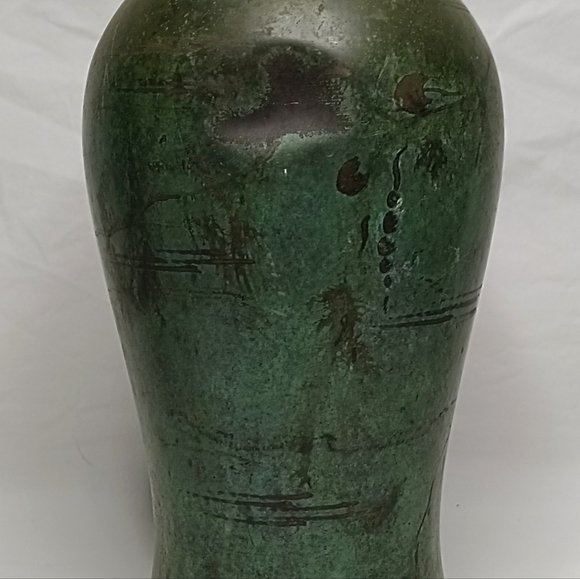 Mid Century Ikora Patinated Bronze Vase MADE IN GERMANY